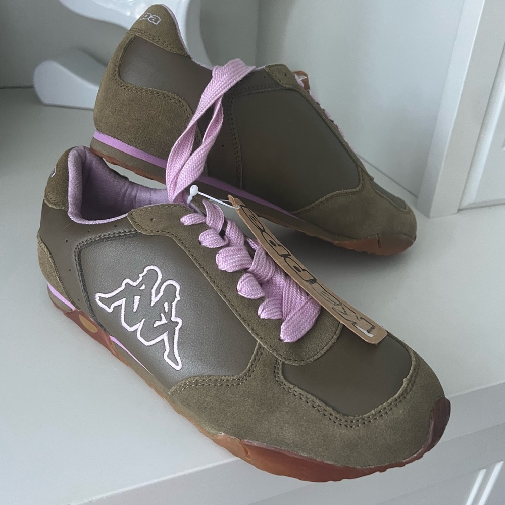 Vintage Y2K 2000’S KAPPA Olive Green Sneakers Women’s Size 7 BRAND NEW - Picture 7 of 16